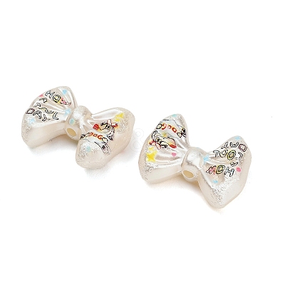 Textured Opaque Acrylic Beads AC-CBA36B6-09D-1
