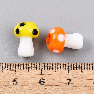 Handmade Lampwork Beads Strands X-LAMP-E015-03L-1