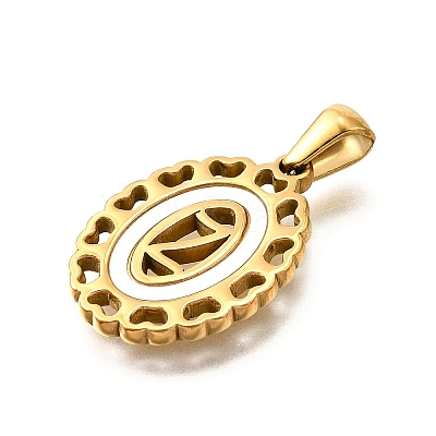 Golden 304 Stainless Steel Pendants STAS-K300-02G-Z-1