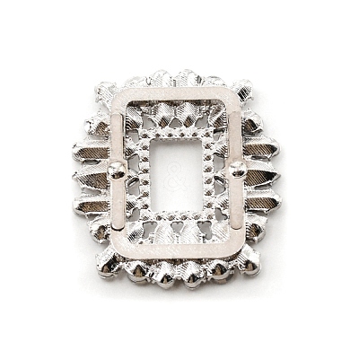 Alloy Shoe Buckle Clips PALLOY-WH0094-16-1