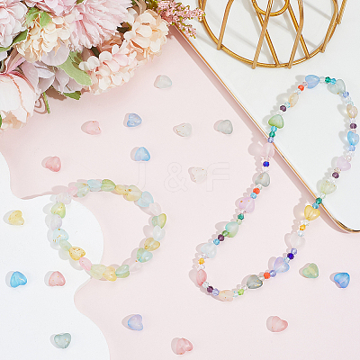 400Pcs Opaque Acrylic Beads MACR-SP0002-14A-1