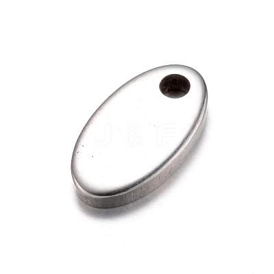 Tarnish Resistant 201 Stainless Steel Stamping Blank Tag Charms STAS-D429-46-1