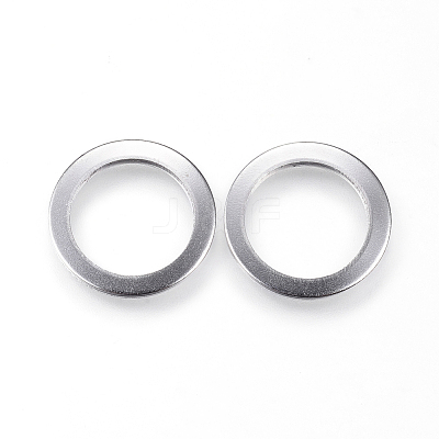 Non-Tarnish 304 Stainless Steel Linking Rings X-STAS-P108-07P-1