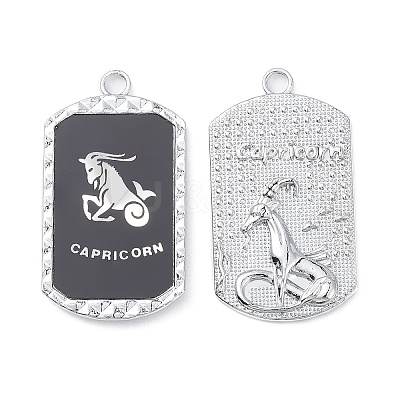 Alloy Twelve Constellations Series Big Pendants PALLOY-O107-01P-10-1