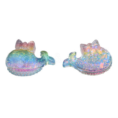 Transparent Epoxy Resin Decoden Cabochons X-CRES-N034-48-1