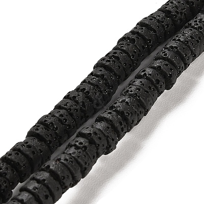 Natural Lava Rock Dyed Beads Strands G-L586-A01-06-1