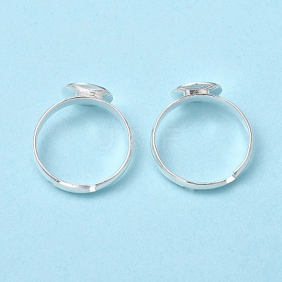 Brass Pad Ring Base Findings X-EC022-S-1