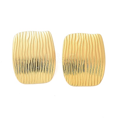 304 Stainless Steel Stud Earrings EJEW-U047-15G-1