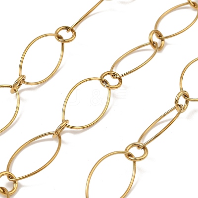 304 Stainless Steel Oval Link Chains CHS-C014-14G-1