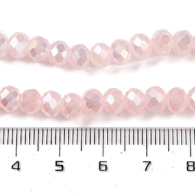 Baking Electroplate Glass Beads Strands DGLA-A039-J10mm-B14-1