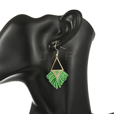 304 Stainless Steel Dangle Earrings EJEW-MZ00806-02-1