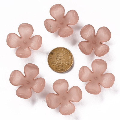 Frosted Acrylic Bead Caps MACR-S371-06A-763-1