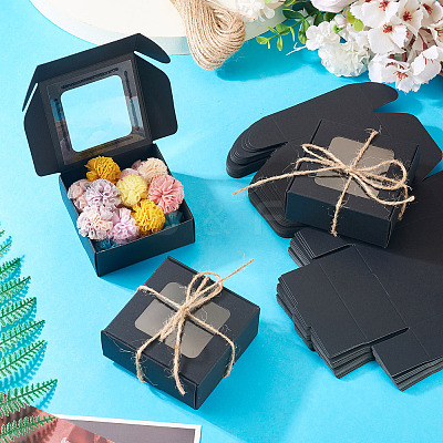 Foldable Paper Mailer Boxes with Window CON-TA0001-32A-1