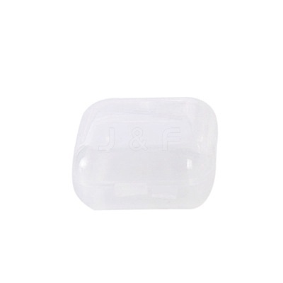 Mini Transparent Plastic Beads Containers PW-WG74209-01-1
