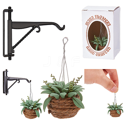 2Pcs Polymer Clay Plants AJEW-AR0004-94-1