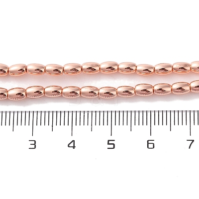 Electroplate Beads Strands X-EGLA-H104-02E-1
