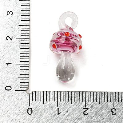 Handmade Lampwork Pendants LAMP-S067-02A-1