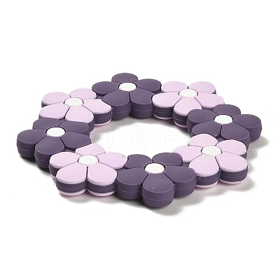 Flower Silicone Focal Beads SIL-R145-01C-1