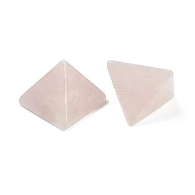 Natural Rose Quartz Orgonite Pyramid Display Decorations G-C186-07M-1
