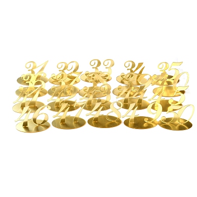 Acrylic Table Numbers DJEW-WH0015-14-1