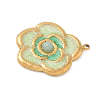 Dyed Natural White Jade Pendants STAS-P404-10D-G06-1