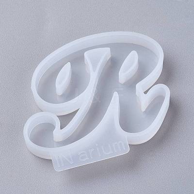 Letter DIY Silicone Molds X-DIY-I034-08R-1