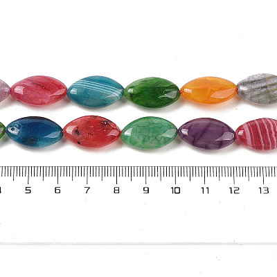 Natural Agate Beads Strands G-P535-E01-01-1
