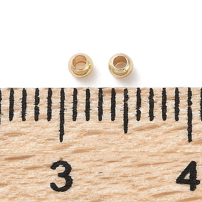Rack Plating Brass Spacer Beads KKB-I709-03A-G01-1
