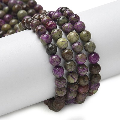 Natural Atlantisite Stichtite Beads Strands G-C168-A01-01-1