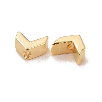 Rack Plating Eco-friendly Brass Beads KK-D075-30G-RS-1