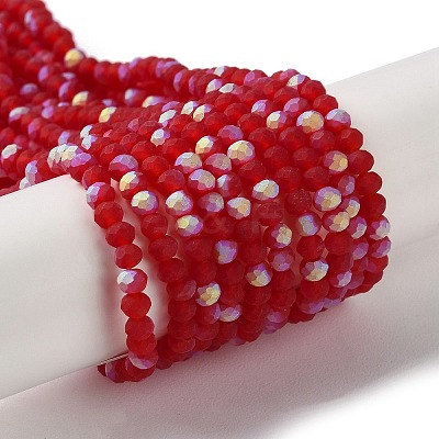 Imitation Jade Glass Beads Strands EGLA-YW0003-19A-06-1