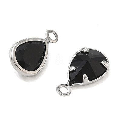 Brass Pave Cubic Zirconia Charms CU-CBABEB3-04P-1