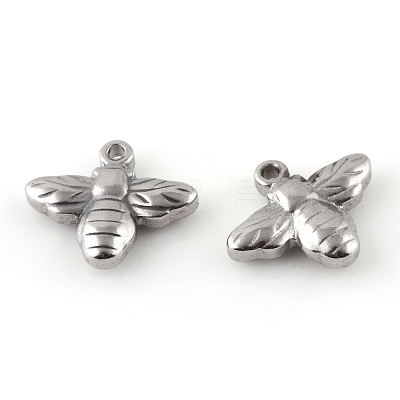 Tarnish Resistant 201 Stainless Steel Charms X-STAS-Q195-03-1