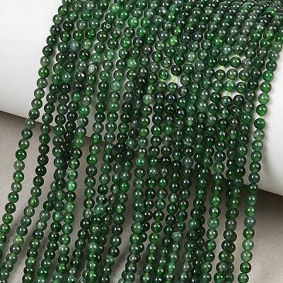 Natural Jadeite Beads Strands G-B175-B01-2mm-1
