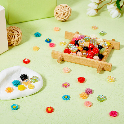 3 Bags Resin Cabochons RESI-TA0003-13A-1