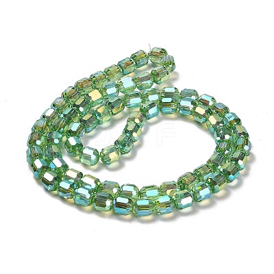 Electroplate Glass Beads Strands EGLA-D030-19K-1