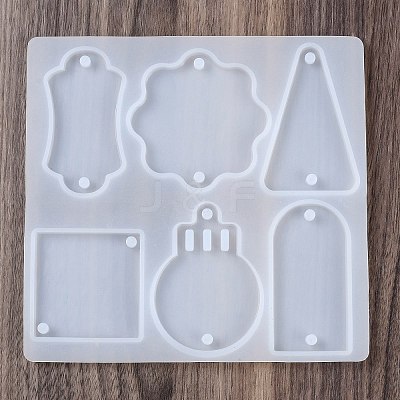 Geometric Tag Bag Keychain Silicone Mold SIMO-S001-05G-1