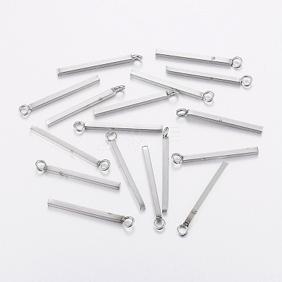Tarnish Resistant 304 Stainless Steel Pendants STAS-P186-05P-28mm-1