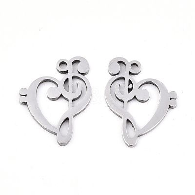 Non-Tarnish 201 Stainless Steel Pendants STAS-S081-029-1