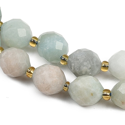 Natural Flower Amazonite Beads Strands G-N342-149I-02-1