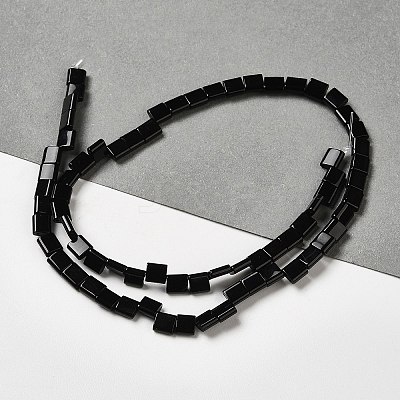 Natural Black Onyx(Dyed & Heated) Beads Strands G-F762-A16-01-1