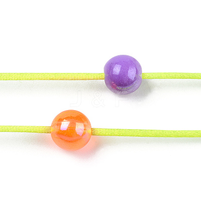 Nylon Satin Rattail Cord NWIR-R025-1.0mm-F228-1