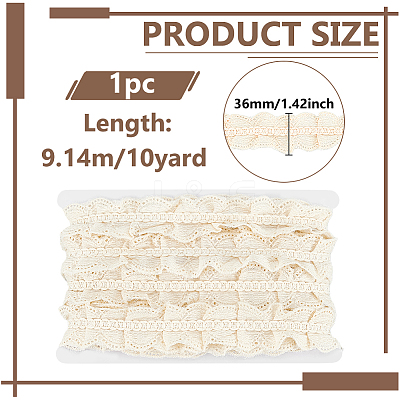 10 Yards Cotton Wrinkle Ribbon OCOR-PH0006-42B-1