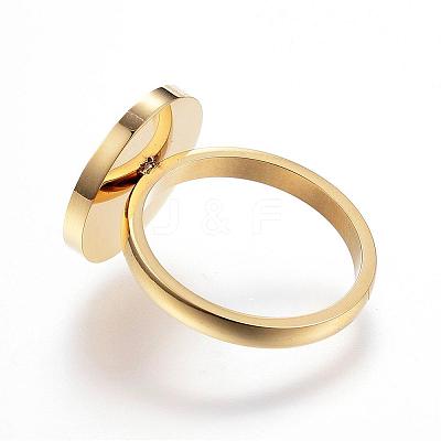 304 Stainless Steel Finger Rings RJEW-G074-05A-M-1