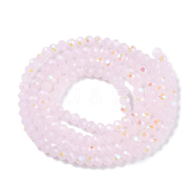 Electroplate Glass Beads Strands EGLA-A044-J1mm-L02-1