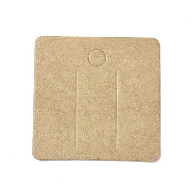 Square Paper Hair Clip Display Cards DIY-B061-01A-02-1