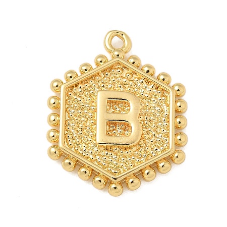 Brass Pendants KK-B126-01G-B-1