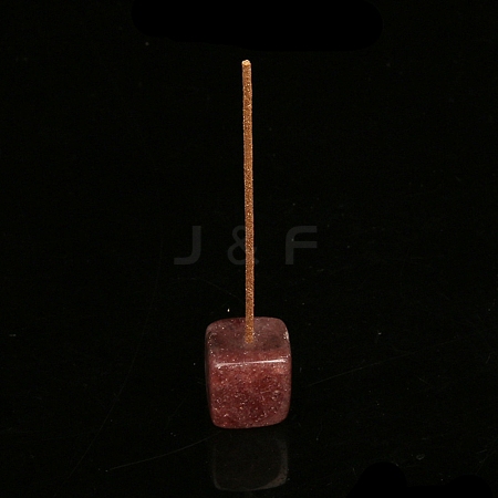 Natural Strawberry Quartz  Incense Burners Holder PW-WGE54A8-09-1