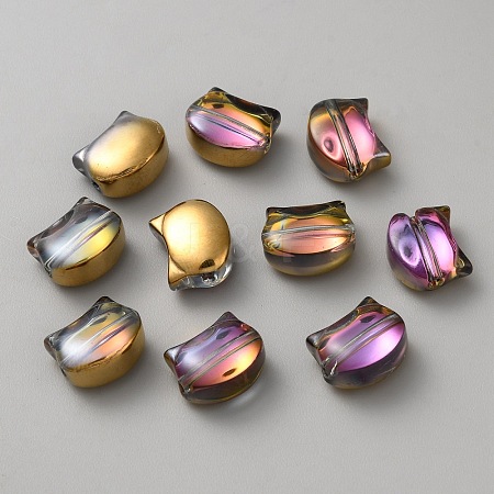 Electroplate Glass Beads EGLA-CJC0001-04A-01-1