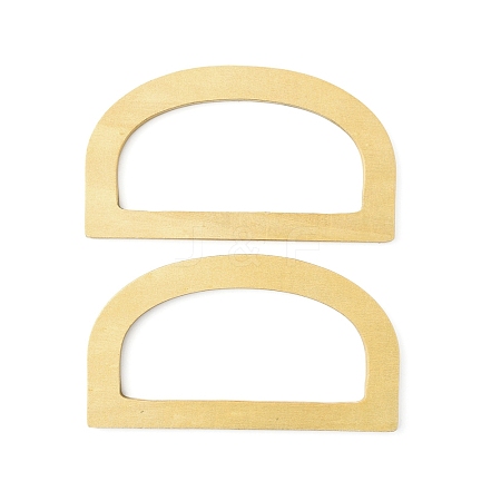 Wooden D-Shaped Bag Handles FIND-WH0005-23A-1